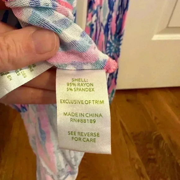 Lilly Pulitzer Lilias Tunic Cotton Top size Small - Picture 6 of 8